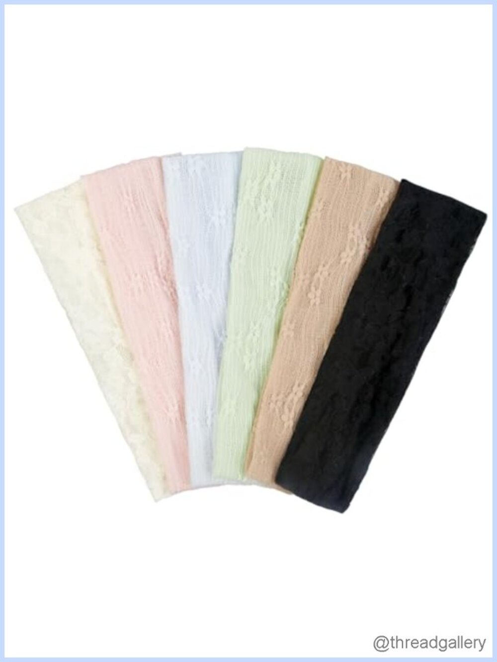 Lace Headbands for Women Trendy Boho Hair Accessories Cute Head Bands Elastic
